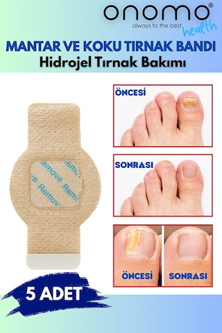 Health Tırnak Mantari Bandı, Hidrojel Tırnak Bakımı 5 Adet