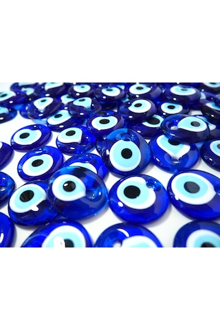 Cam Nazar Boncuğu 0 No 50 Adet 4 Cm