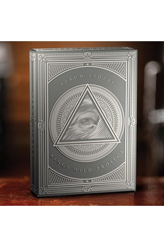 Kings Wild Project Verum Videre 2023 Silver Premium Oyun Kağıdı Limited Edition Koleksiyonluk İskambil Kartları