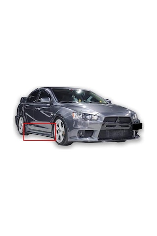 Mitsubishi Lancer 2009 Sonrası Evo 10 Yan Marşpiyel Seti Plastik Uyumlu