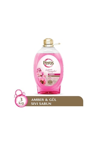 Peros Doğanın Hediyeleri Amber & Gül Sıvı Sabun 3000 G