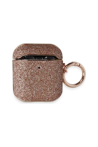 Airpods Uyumlu 2 2.nesil Spell Simli Kılıf - Rose Gold - 100