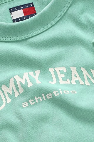 Tommy Jeans Kadın Tişört Dw0dw22302 Yeşil