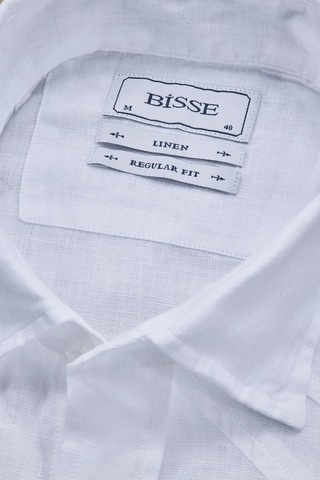 Bisse Alt Birit Yaka Regular Fit Uk Gömlek Cepsiz Beyaz Gmktna1224013 D01 Beyaz