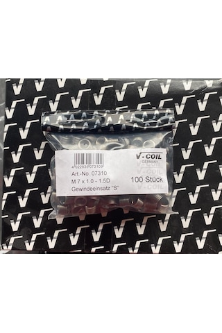 M7X1.0-1.5D Helicoil Yay V-Coıl Germany 100Adet