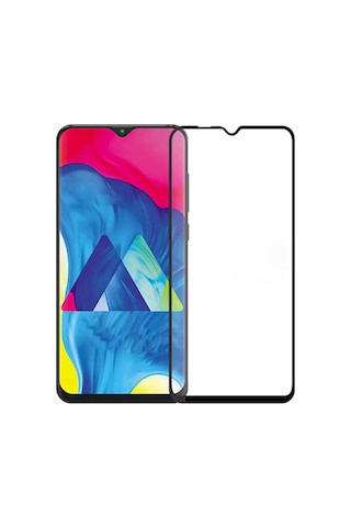 Galaxy M10s Zore Kenarları Kırılmaya Dayanıklı Cam Ekran Koruyucu