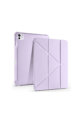 iPad Uyumlu Pro 11 2024 Kılıf Redclick Tri Folding Kalem Şarj Bölmeli Standlı Kılıf