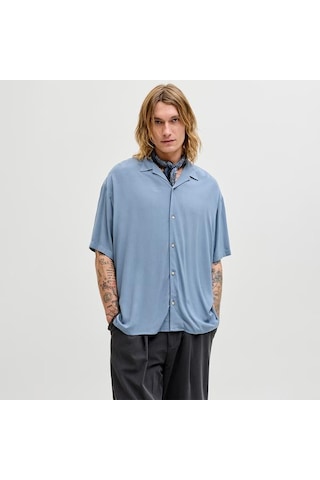 Jack & Jones Jack&jones Jeff Resort Solid Erkek Mavi Gömlek Mavi