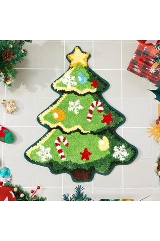 Suntek Yılbaşı Ağacı Halısı Nordic Sağlam Yumuşak Stil-c Stil C