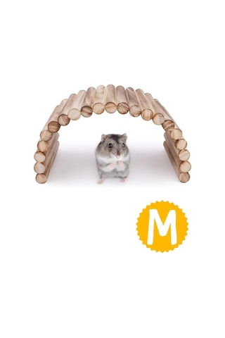 30cm X 12cm Hamster Gerbil Fare Sıçan Gine Domuzu Veya Diğer Küçük Hayvanlar Için Köprü Merdiveni
