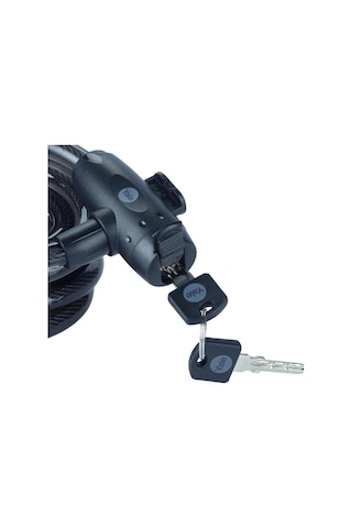 Yale Essential Kablolu Bisiklet Kilidi 12mm - Anahtarlı Gri