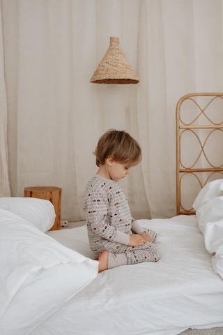 Geometrik Baskılı Color Shapes Çocuk Pijama Seti Gri
