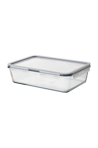 Ikea 365+ Plastik Kapaklı Dikdörtgen Cam Saklama Kabı 3.1 L Ikea 365+ Plastik Kapaklı Dikdörtgen Cam Saklama Kabı 3.1 L