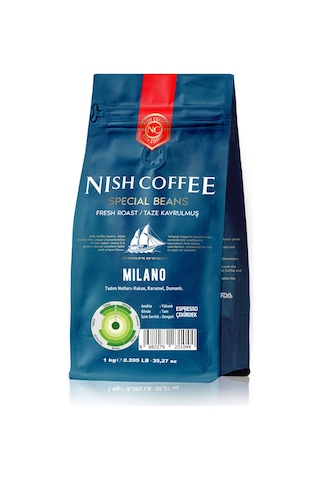 Nish Kahve Milano Espresso Kahve 1000 G