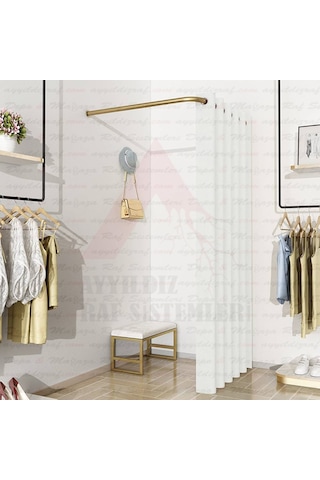 Gold L Kabin Borusu & L Giyinme Kabini Demiri & Gold Soyunma Kabini Metal
