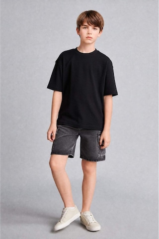 Defacto Oversize Tişört Erkek Çocuk G6486a826smbk81 Siyah-bk81