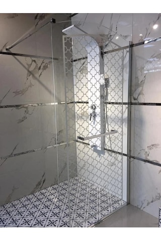 Sam Banyo Kuğu Duş Paneli Beyaz