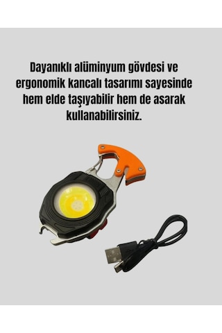 Bay Led Işıklı Acil Durum Düdüklü Anahtarlık Fener Najmaddin Standart 46719914