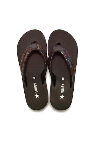 Twigy Gloria Kadın Terlik Siyah 35/40 BB0408 Siyah