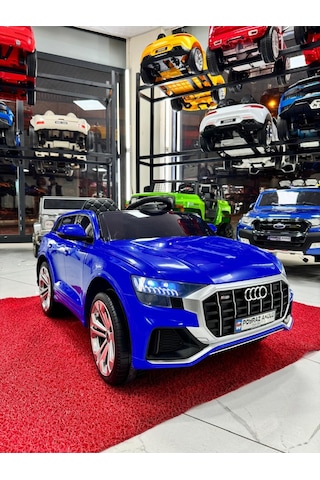 Audi Akülü Araba 12 Volt 0-5 Yaş Mavi