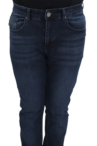 Hacker Denim Hacker Dmctekstil Erkek Y852 Yüksek Bel Normal Kesim Boru Paça Jean Pantolon Koyu Lacivert