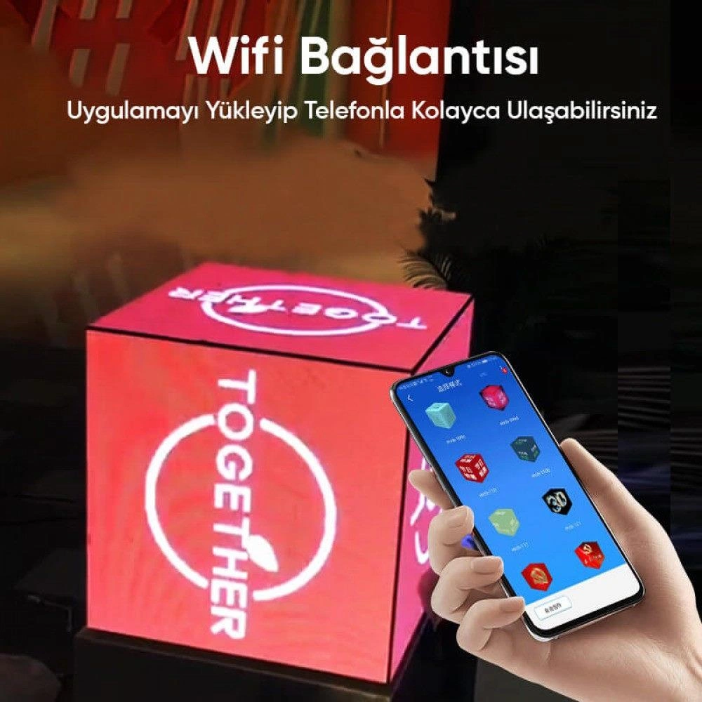 Sanec P3.9 Led Sihirli Küp Dış Mekan