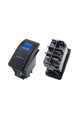 Su Geçirmez Led Işıklı 5 Pin On/off Anahtar Düğmesi