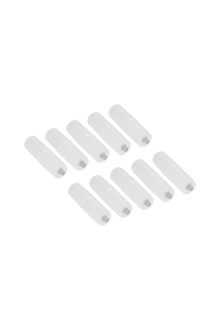 Tenfowee 10 Adet Şeffaf Aaa'dan Aa'ya Pil Dönüştürücü, Dayanıklı Abs Malzeme, Hafif Ve Taşınabilir