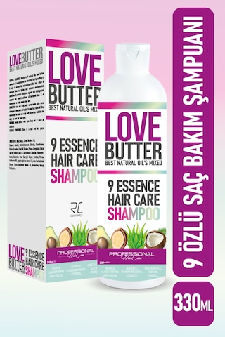 Love Butter ( 9 ) Özlü Saç Besleyici Komple Saç Bakım Şampuanı 330 ML