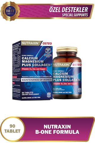 Nutraxin Osteo Calcium Magnesium Plus Collagen 90 Tablet