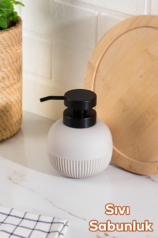Porsima 3120 Banyo Ve Mutfak Sıvı Sabunluk 450ml Taupe Taupe