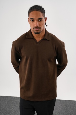 Redline Ease Oversize Sweatshirt Kahve