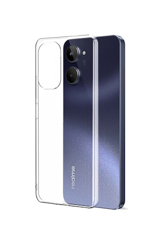 Realme Uyumlu 10 4g Kapak 1mm Süper Silikon Şeffaf Kılıf