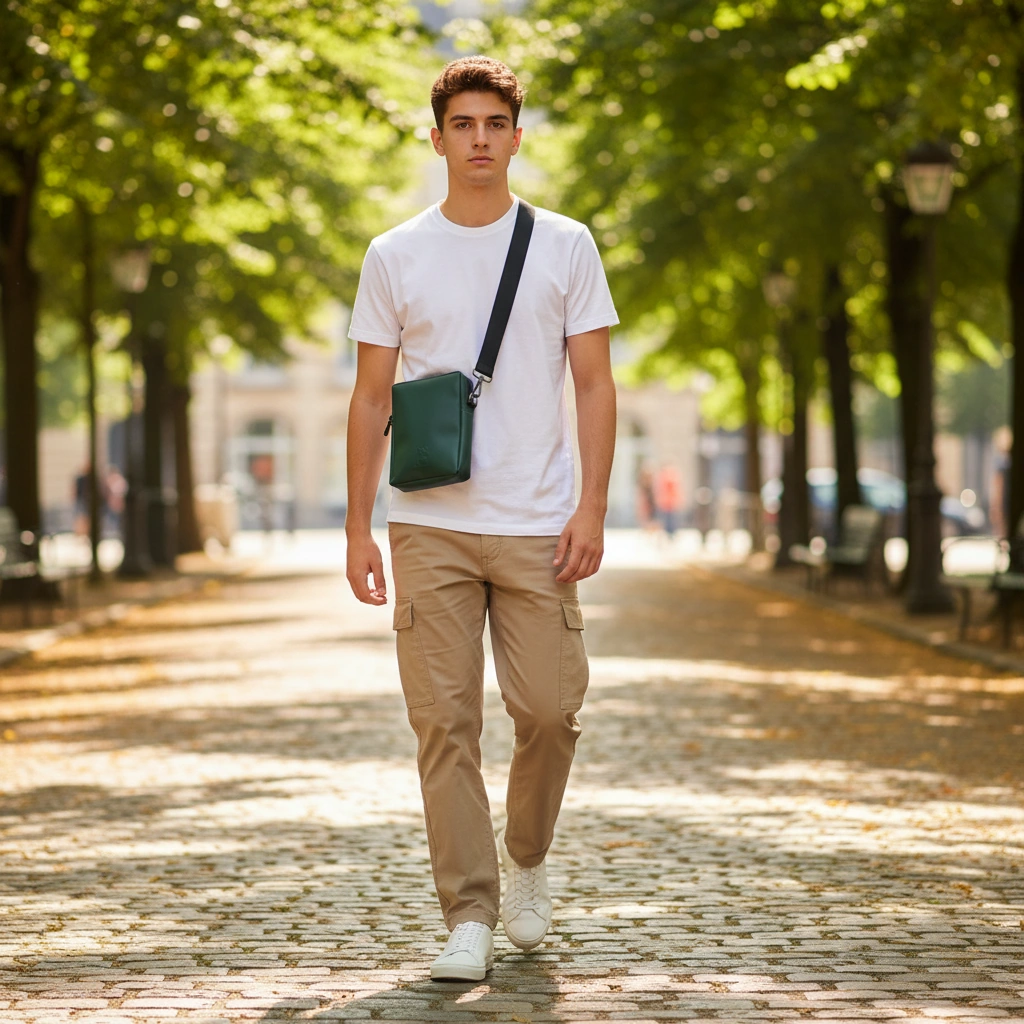 Olive Zeytin Yeşili Dock Structured Sırt Çantası Çok Renkli