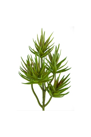 Yapay İğne Yapraklı Sukulent Demeti Açık Yeşil 34 Cm-10923