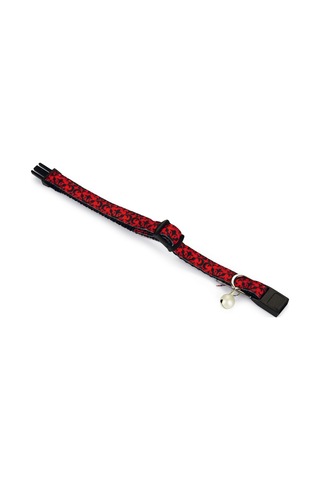 Hnrlıshp Beeztees Yavru Kedi Boyun Tasması, Zilli, Kırmızı, 16-23cm