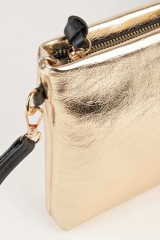 Vivaq Kadın Bellis Gold Astarlı Suni Deri Bilek Askılı Portföy El Ve Clutch Çanta