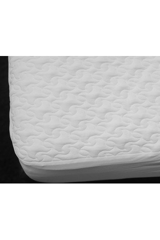 Evcimo Home %100 Sıvı Geçirmez Alez Yatak Koruyucu Çift Kişilik 150x200 Cm Beyaz