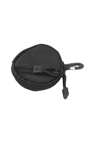 Hangfox Erkek Spor Tipi Kanvas Cüzdan, Çok Amaçlı Anahtar Kılıfı, Yüksek Kapasiteli, Düşme Engellli, Siyah Renk