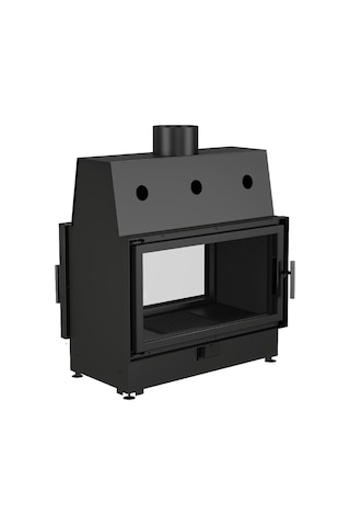 Echa Tech Tünel Çelik Şömine Haznesi Çift Yüzlü 90 X 51