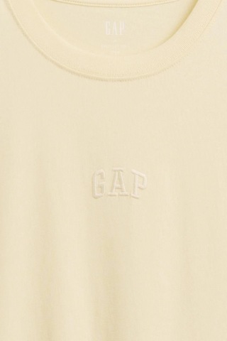 Gap Erkek Everyday Soft Mini Logo Detaylı Sarı T-shirt-14307