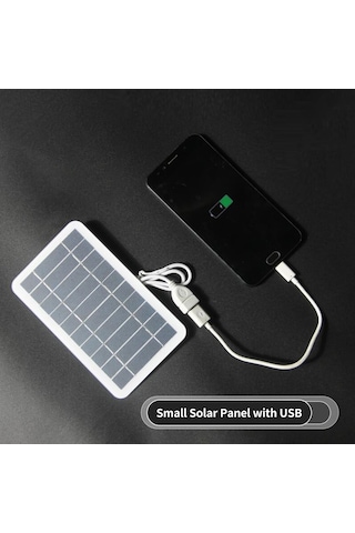 Padalink Monokristal Silikon Güneş Paneli 5v 2w/5w Usb Çıkışlı Taşınabilir, Ip65 Su Geçirmez, Kamp Ve Dış Mekan Cep Telefonu Şarj Cihazı