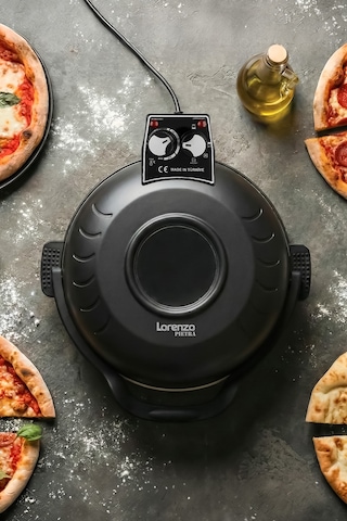 Lorenzo Pietra 12in1 Pizza Makinesi Lahmacun Tandır Ekmeği Bazlama Ve Fırın Yemekleri + Tepsi