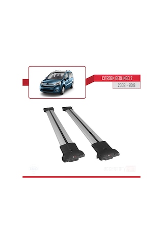 Citroen Berlingo 2008-2018 Arası Fly Model Ara Atkı Tavan Barı Gr
