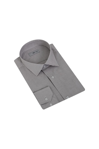 Uki Kahve Comfort Fit Uzun Kol Gömlek Kahve