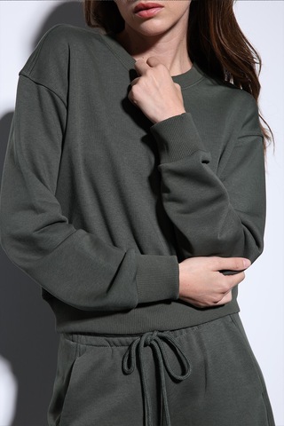 Antioch Basic Kadın Sweatshirt Ba25y920 Haki