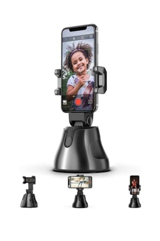 360 Smart Otomatik Yüz Takip Sistemli Telefon Tutucu - Tripod