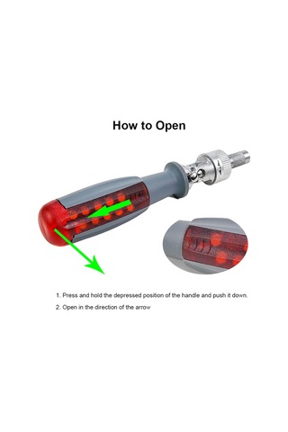 Skycity 180 Eğik Ratchet Tornavida Seti, 6.35mm 1/4" Uçlu, 10 Adet Bits Artı, Çarpı, Alman Star , Alyuminyum Çelik + Abs, Gri & Kırmızı