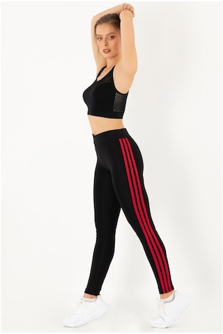 Miorre Doremi Active Sportive Üç Çizgili Tayt (487706606)