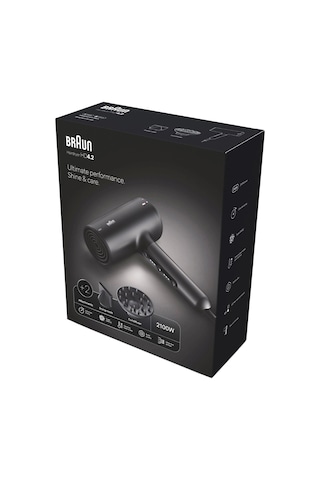Braun Brhd425e Hd4.2 Iontec Difüzörlü Saç Kurutma Makinesi, 2 Başlıklı, 2100w
